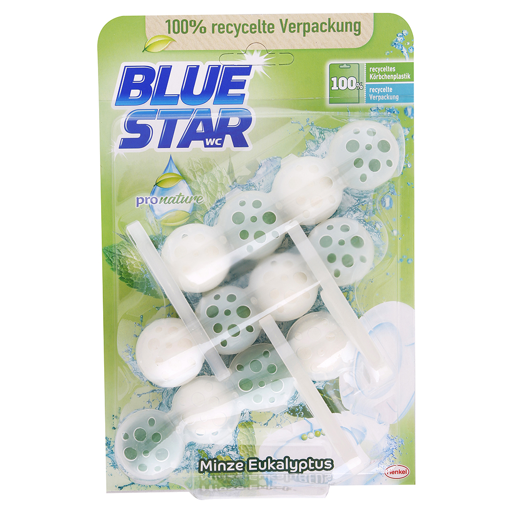 Blue Star ProNature WC blok Mäta & Eukalyptus 3 x 50 g