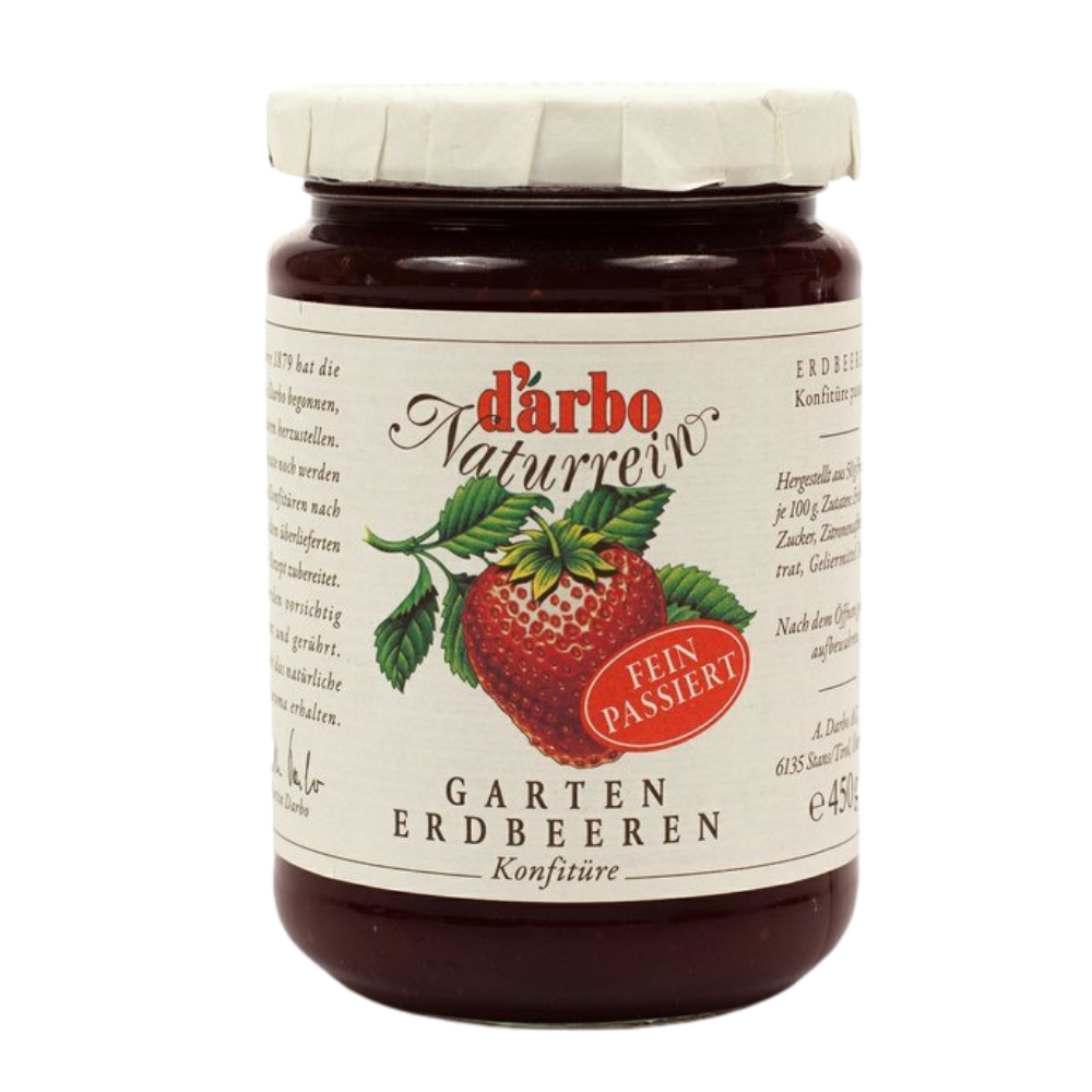 D'arbo pasírovaný džem Záhradná jahoda 450 g