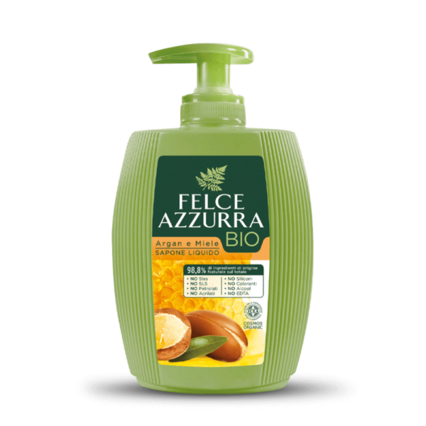 Felce Azzurra bio tekuté mydlo Med a arganový olej 300 ml