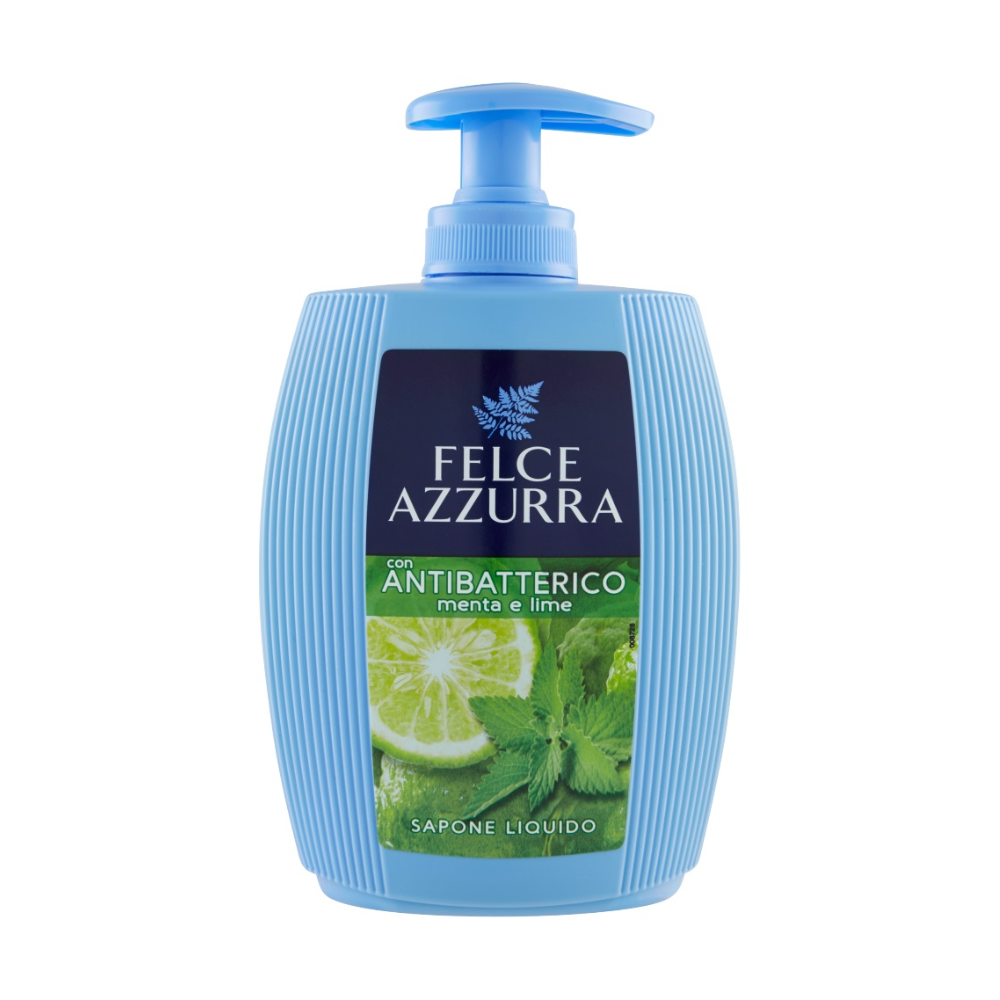 Felce Azzurra tekuté mydlo antibakteriálna Mäta a Limetka 300 ml