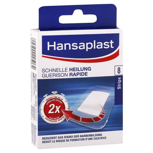 Hansaplast Rapide náplasť na urýchlenie procesu hojenia poranenia 8 ks