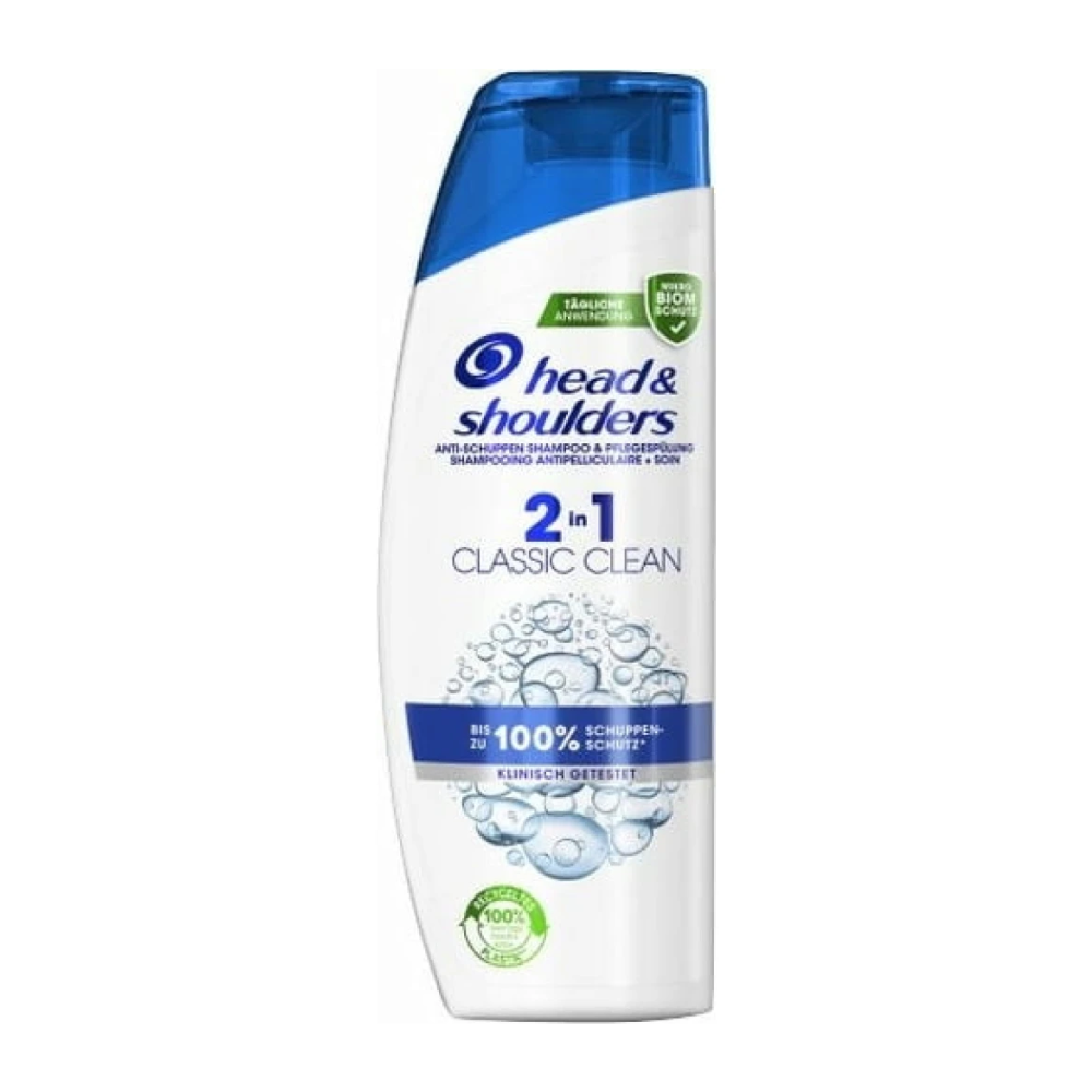 Head & Shoulders šampón na vlasy proti lupinám 2 v1 Classic Clean 400 ml