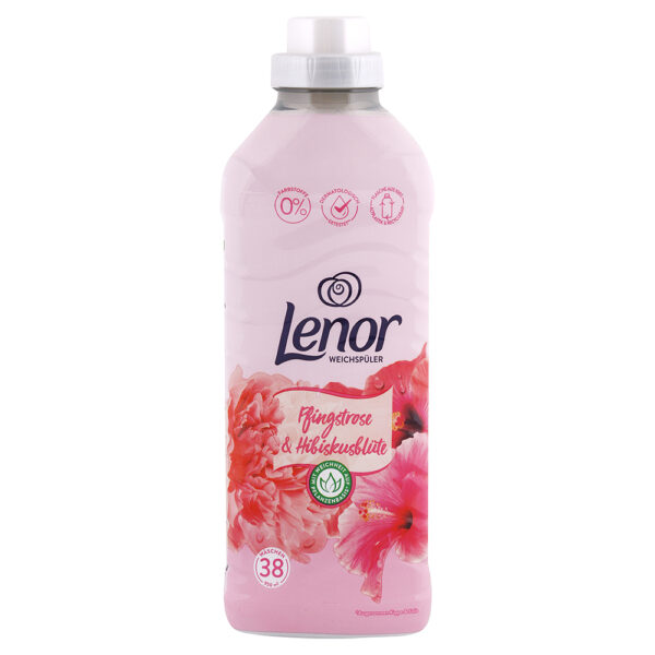 Lenor aviváž Pivónia a kvety Ibišteka 950 ml / 38 praní