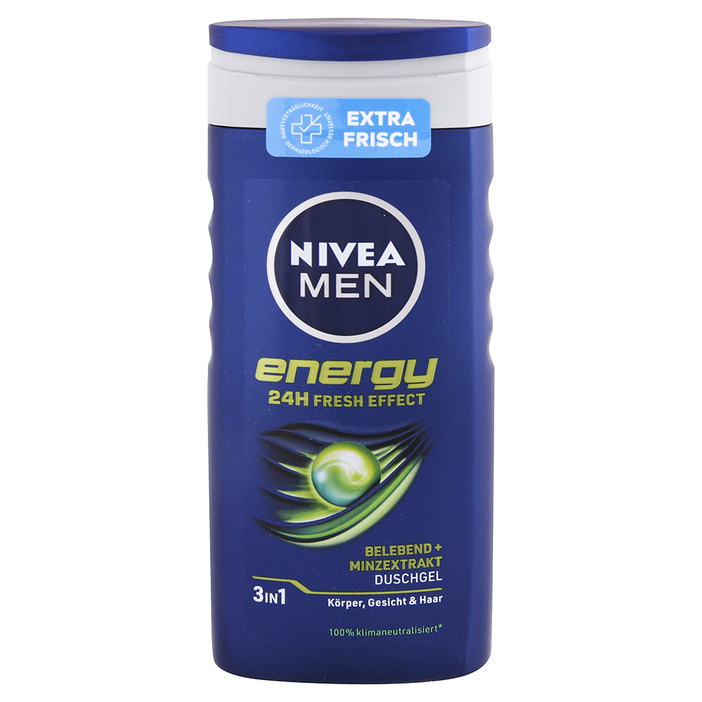 Nivea Men sprchový gél pre mužov Energy 250 ml