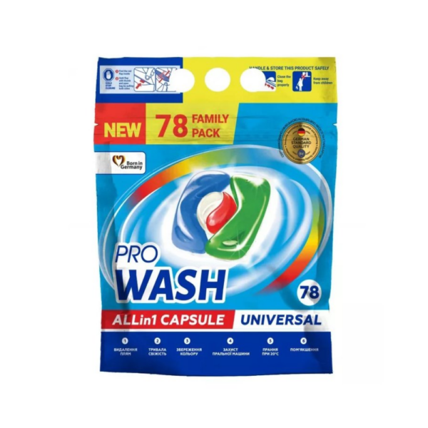 Pro Wash univerzálne kapsule 78 ks