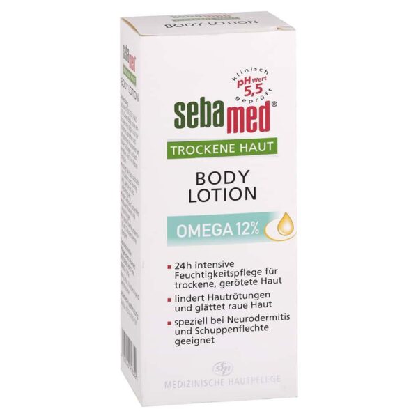 Sebamed telové mlieko na suchú pokožku s Omega 12% 200 ml