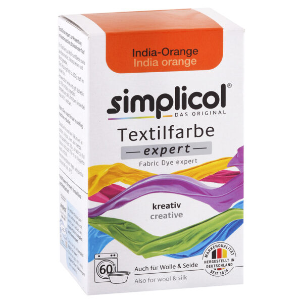 Simplicol farba na textil Indická oranžová 150 g