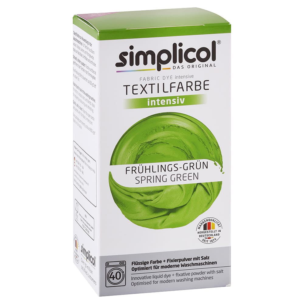 Simplicol farba na textil Jarná zelená 150 ml + 400 g