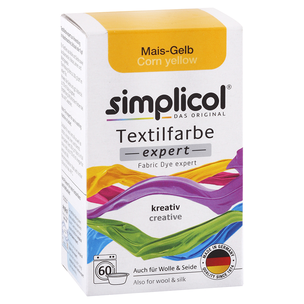 Simplicol farba na textil Kukuričná žltá 150 g