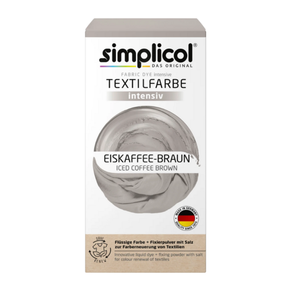 Simplicol farba na textil Ľadová káva 150 ml + 400 g