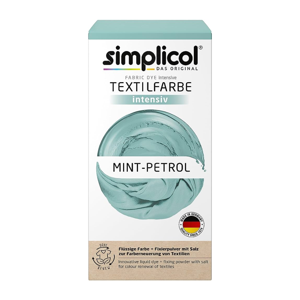 Simplicol farba na textil Mintová 150 ml + 400 g