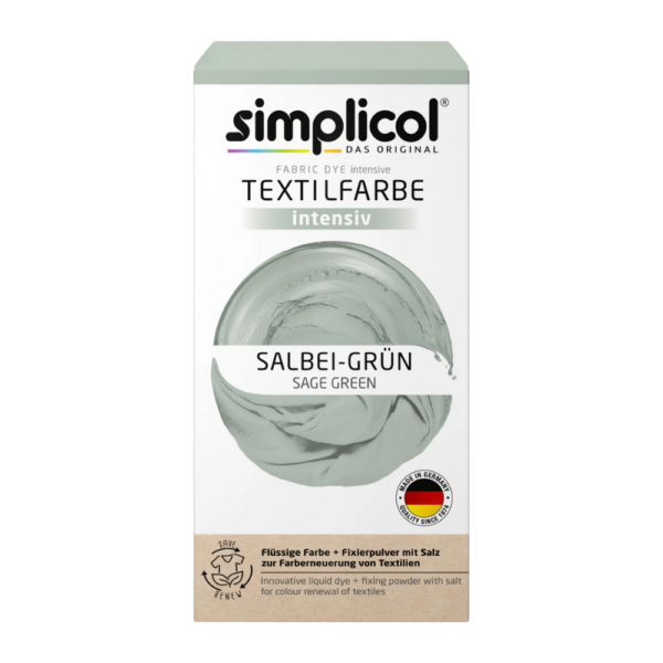 Simplicol farba na textil Šalvia zelená 150 ml + 400 g