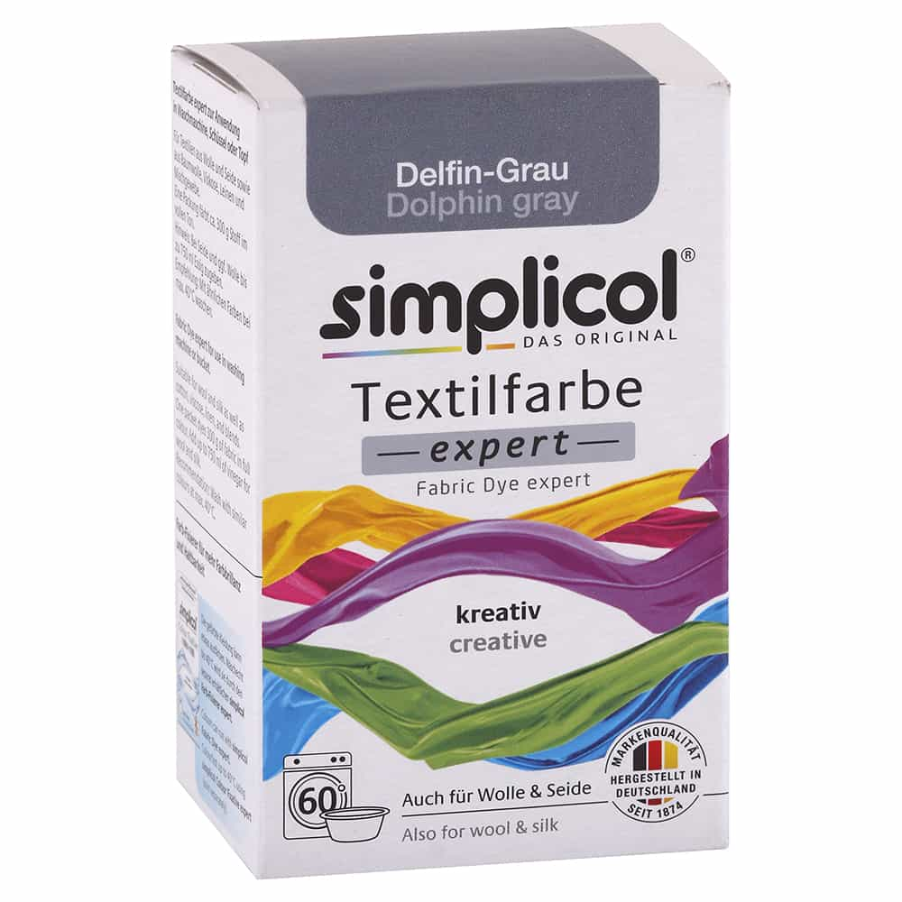 Simplicol farba na textil Šedá 150 g