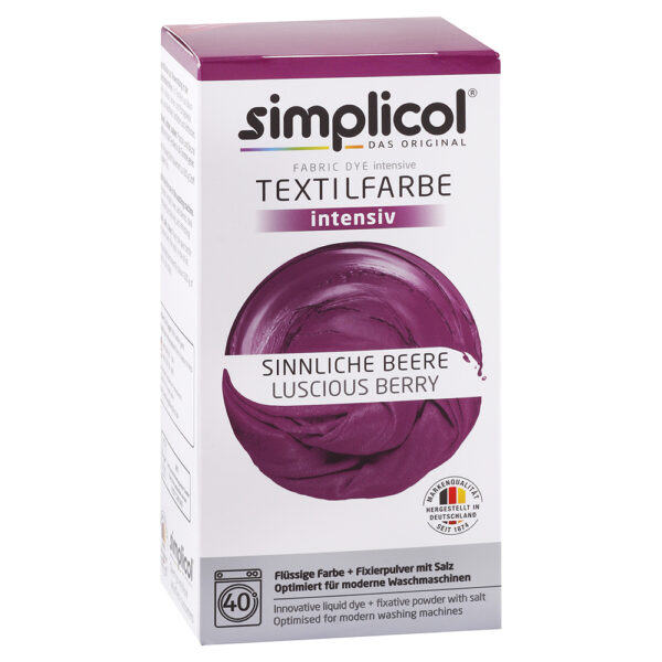 Simplicol farba na textil Zmyselné bobule 150 ml + 400 g