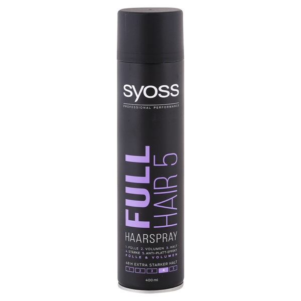 Syoss Full Hair 5 lak na vlasy s extra silnou fixáciou 400 ml