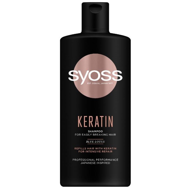 Syoss Keratin šampón pre jemné a lámavé vlasy 440 ml