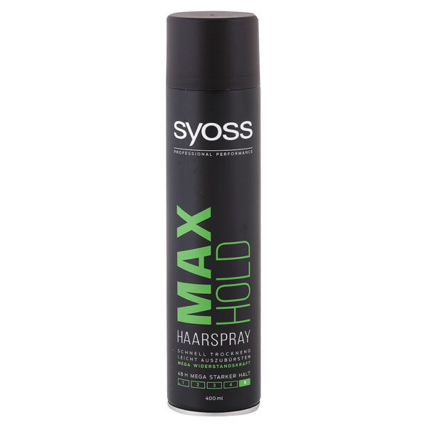 Syoss Max Hold lak na vlasy s extra silnou fixáciou 400 ml