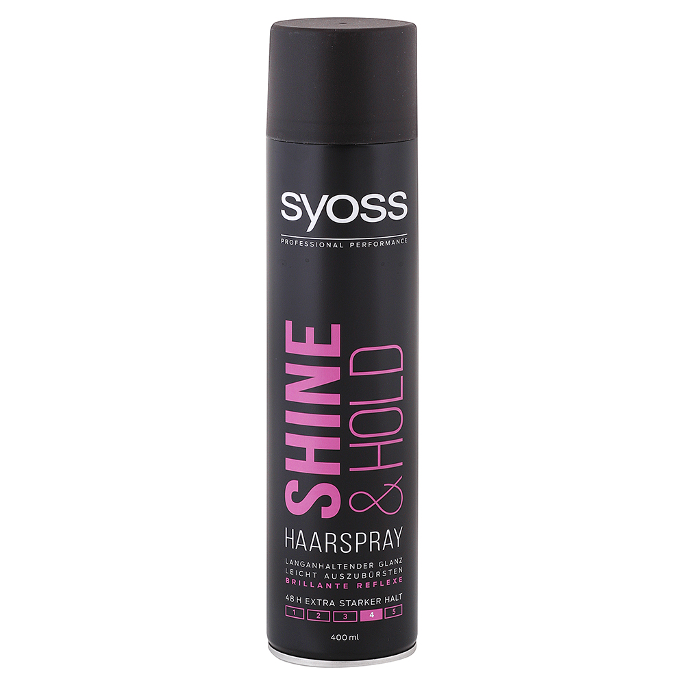 Syoss Shine & Hold lak na vlasy s extra silnou fixáciou 400 ml