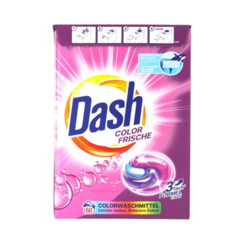 Dash Color kapsule na pranie farebného oblečenia 3v1 60 ks