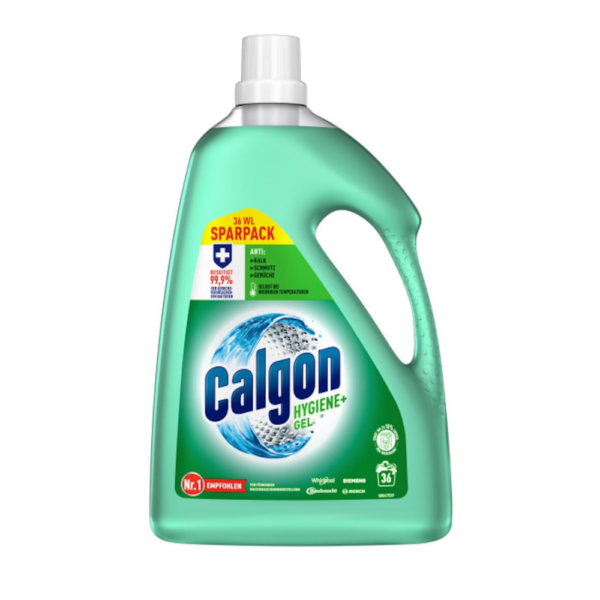 Calgon Hygiene+ antibakteriálny čistiaci gél do práčky 1