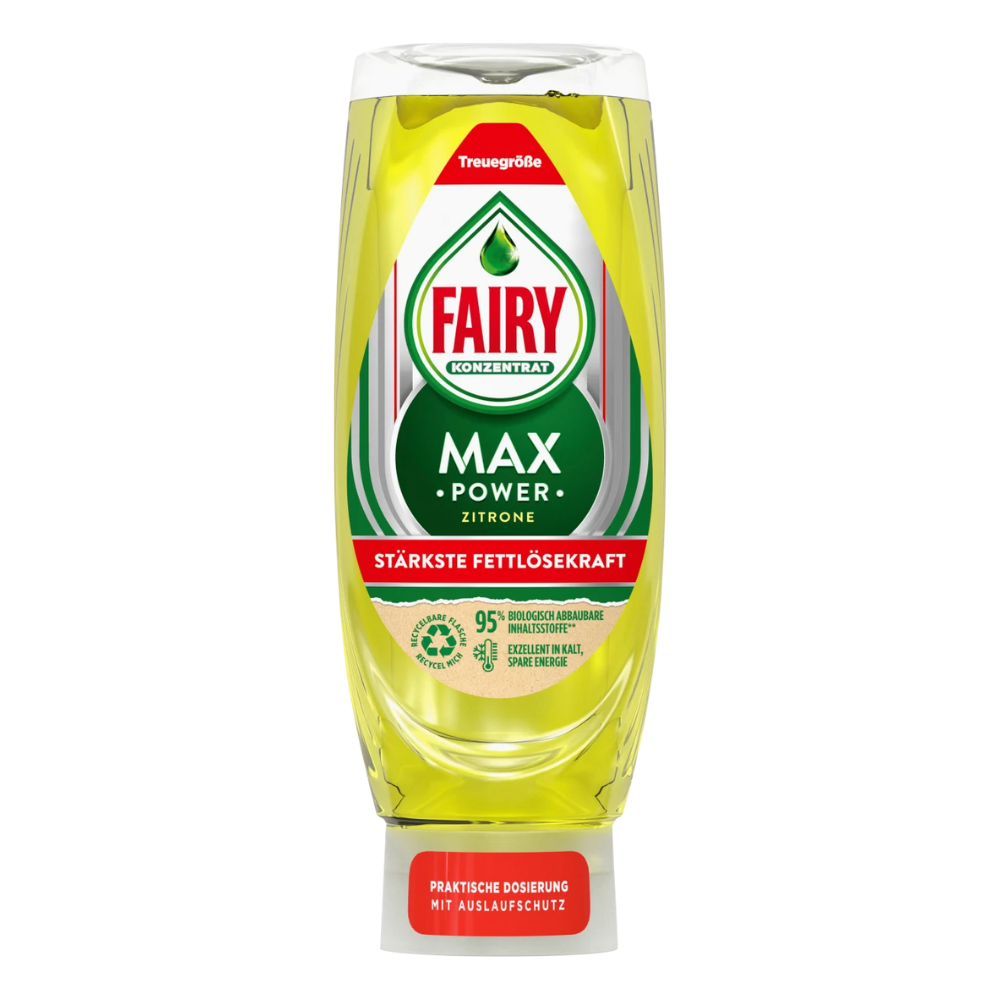 Fairy Max Power prostriedok na riad Citrón 545 ml