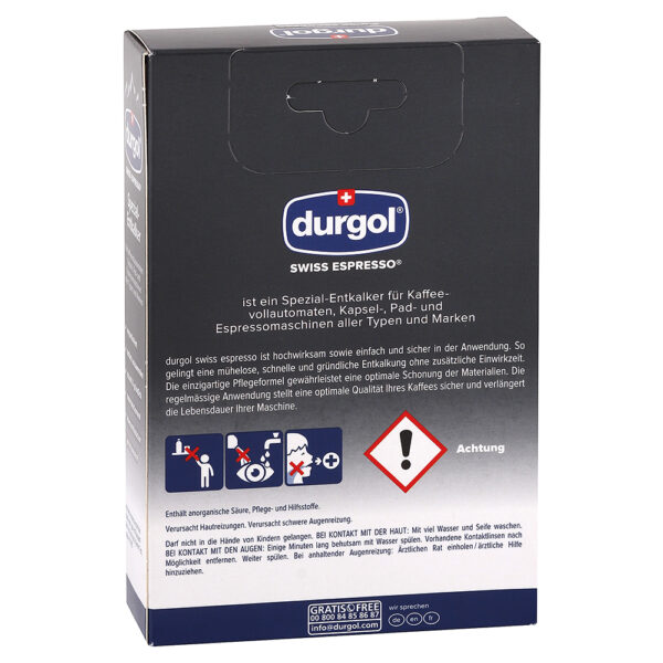 Durgol špeciálny odvápňovač pre všetky kávovary 2 x 125 ml - Image 2