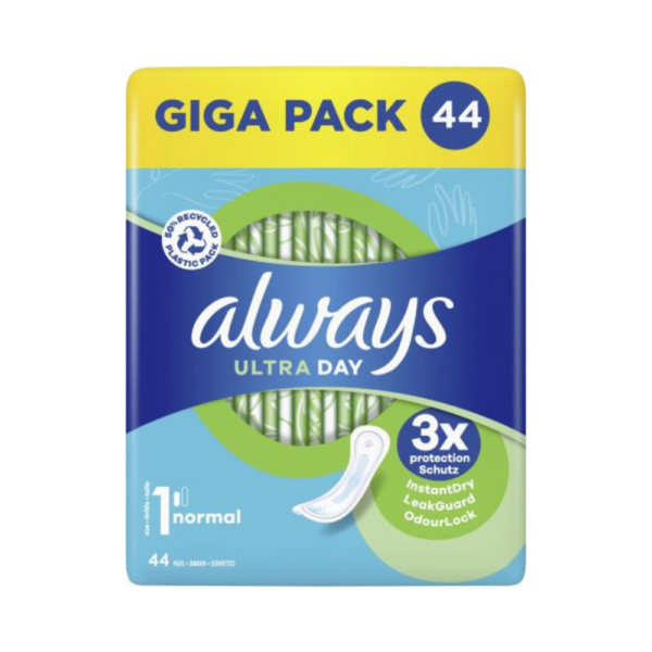 Always Ultra dámske hygienické vložky Normal 1 44 ks