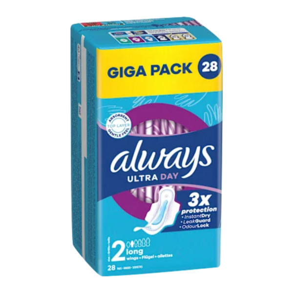Always Ultra dámske hygienické vložky Long 2 28 ks