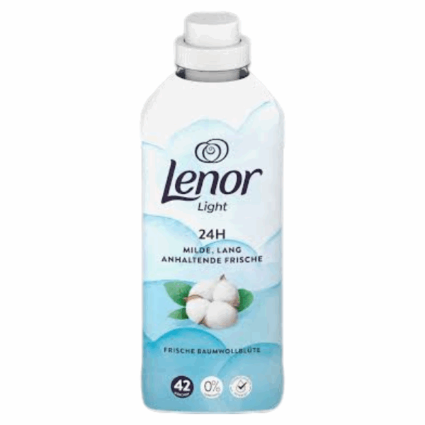 Lenor aviváž Light Kvety bavlny 882 ml / 42 praní