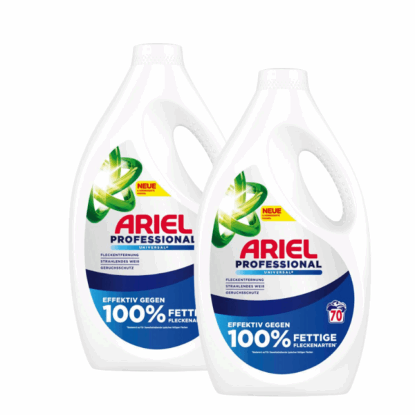 ACTION PACK Ariel Professional univerzálny gél na pranie 2 x 70 praní