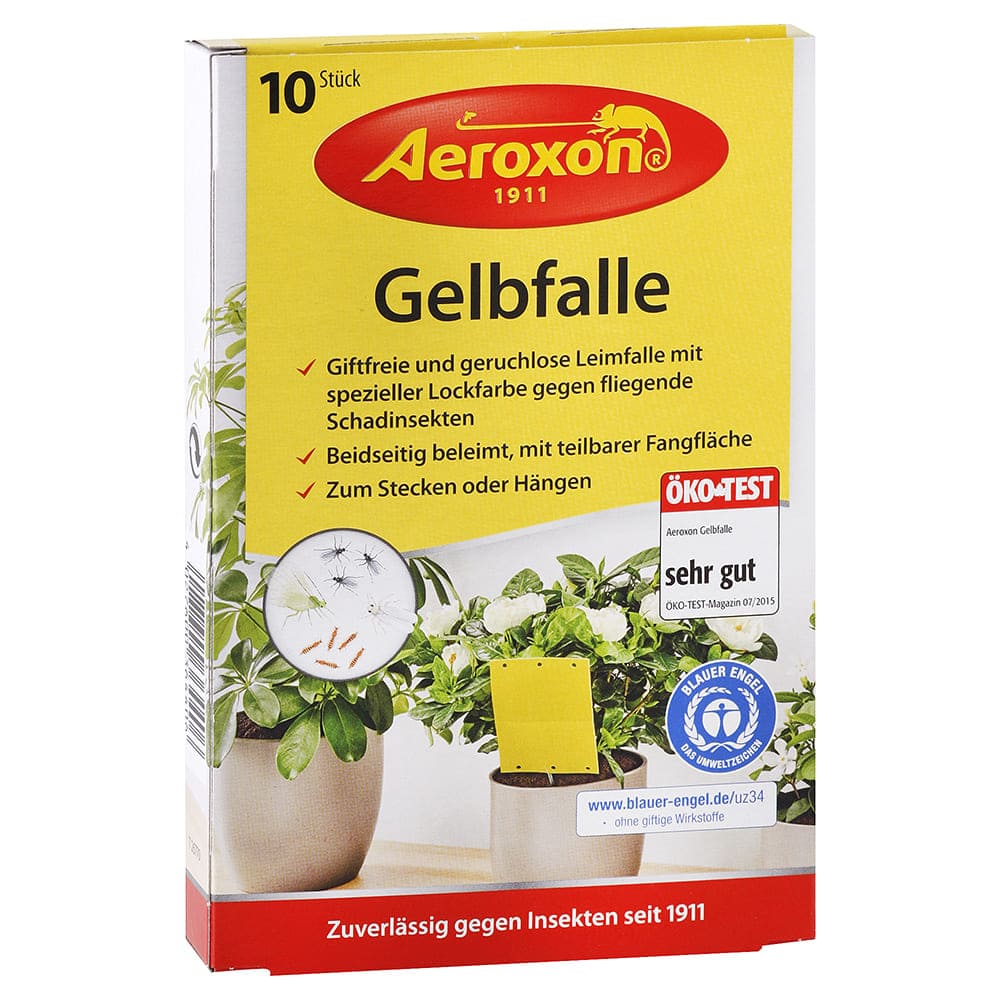 Aeroxon pasca na kvetináčové mušky 10 ks