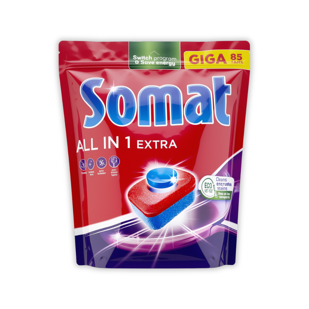 Somat All in 1 Extra tablety do umývačky riadu 85 ks